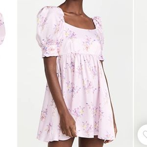 LoveShackFancy Bennington Dress in Ballet Slipper Pink NWOT